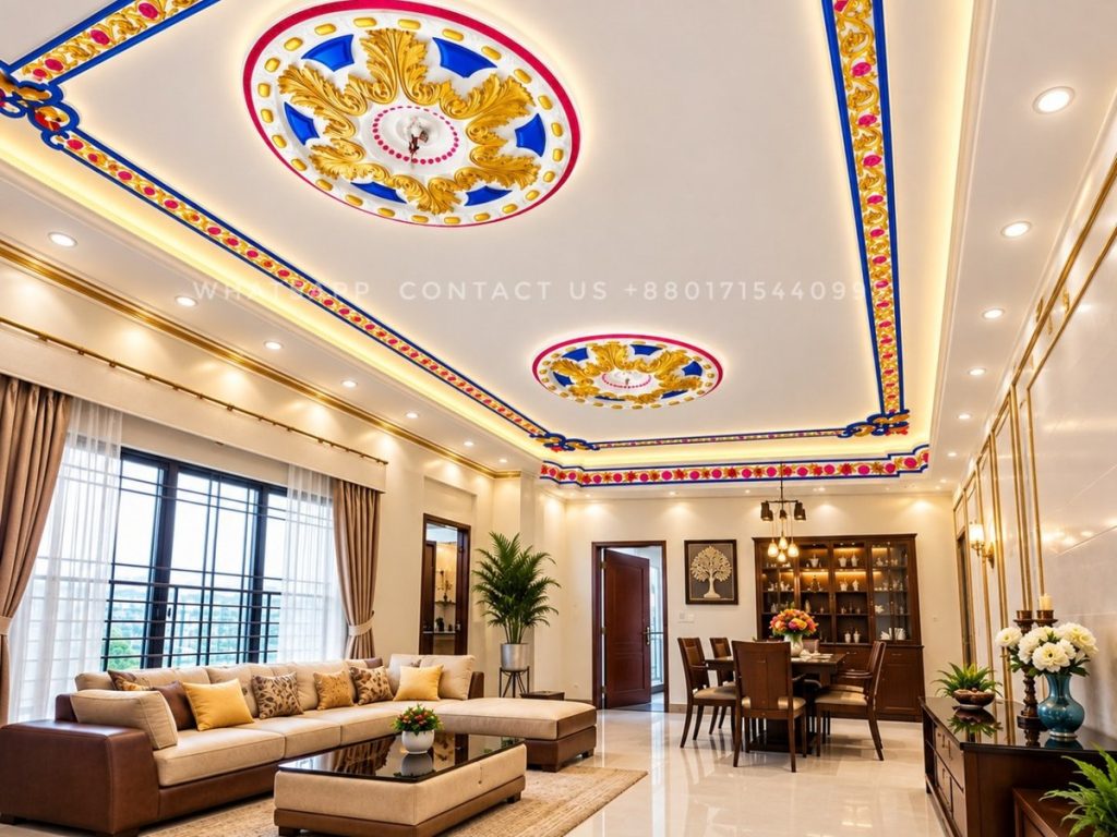 Best Gypsum Plain Ceiling Design