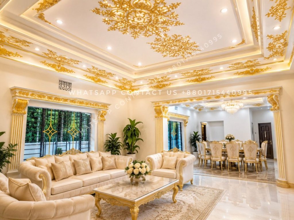 Premium Gypsum Victorian Ceiling Design