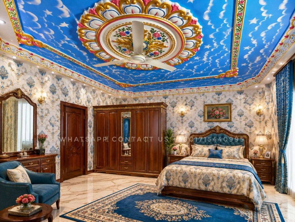 Gypsum Cornice for Living Room