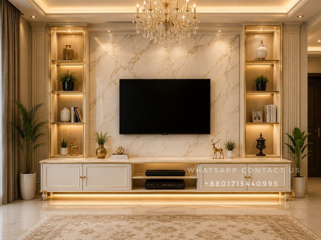 Elegant Interior TV Cabinet Design