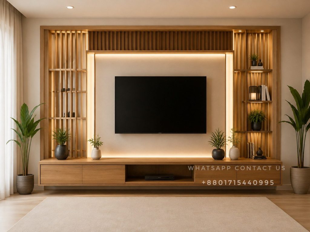 Luxury Interior TV Cabinet Design