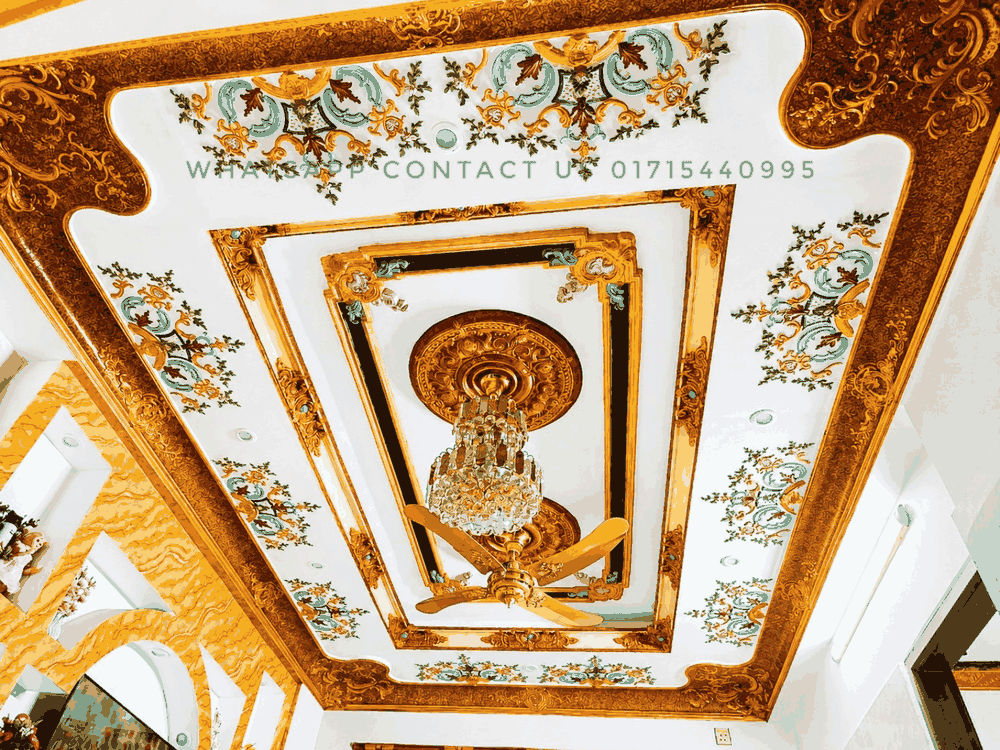Arabian Gypsum Ceiling Design Ideas