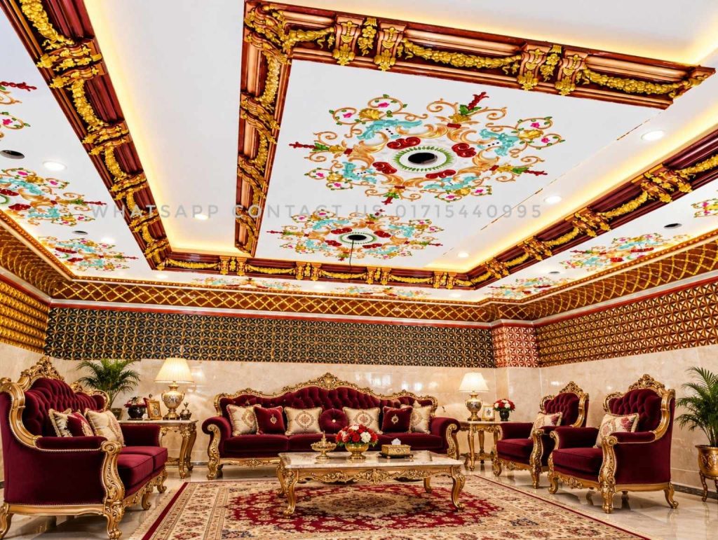 Gypsum Victorian Ceiling Design