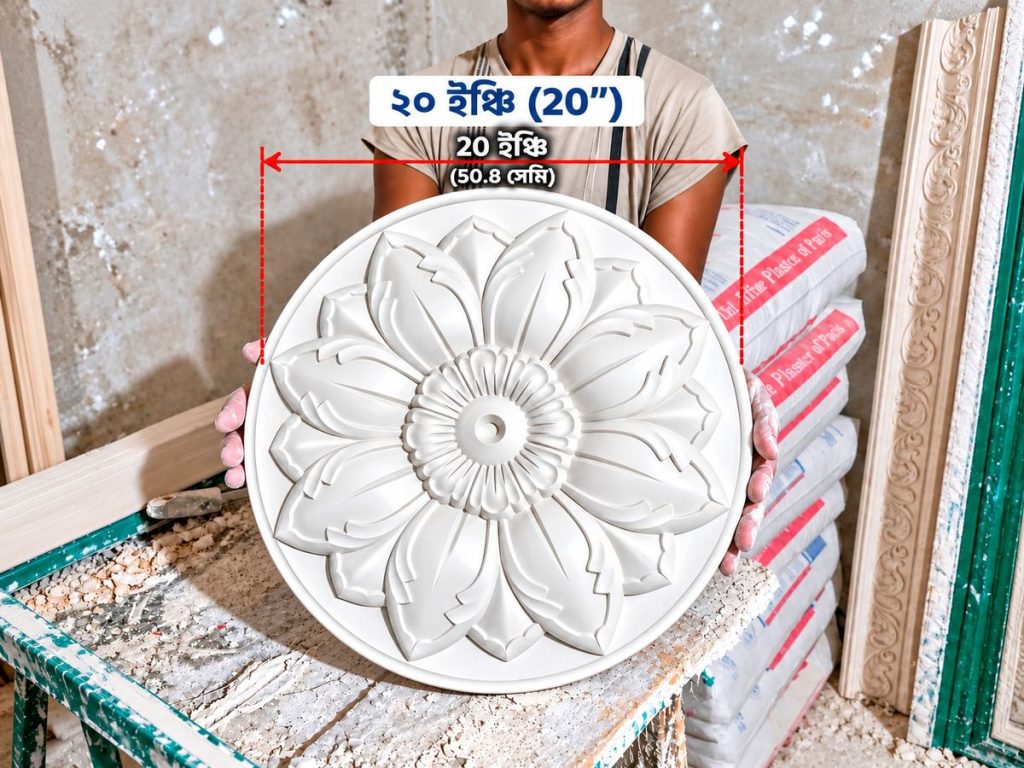 Gypsum Ceiling Rose | Gypsum Decoration