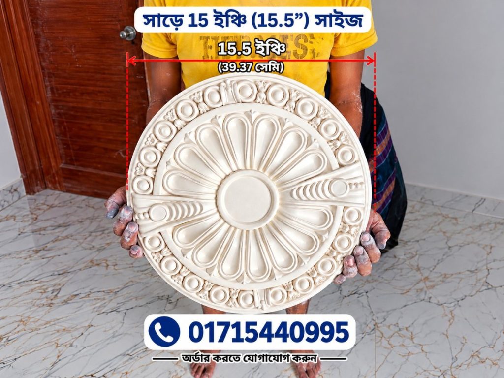 New Design Gypsum Ceiling Rose