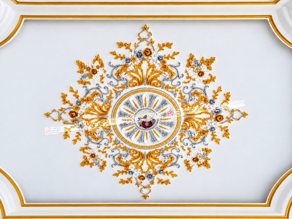 Elegant Ceiling Rose Design