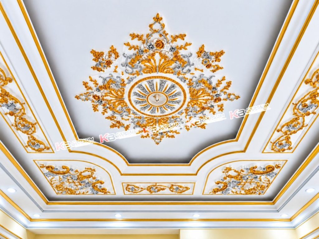 Victorian Style Gypsum Ceiling Design