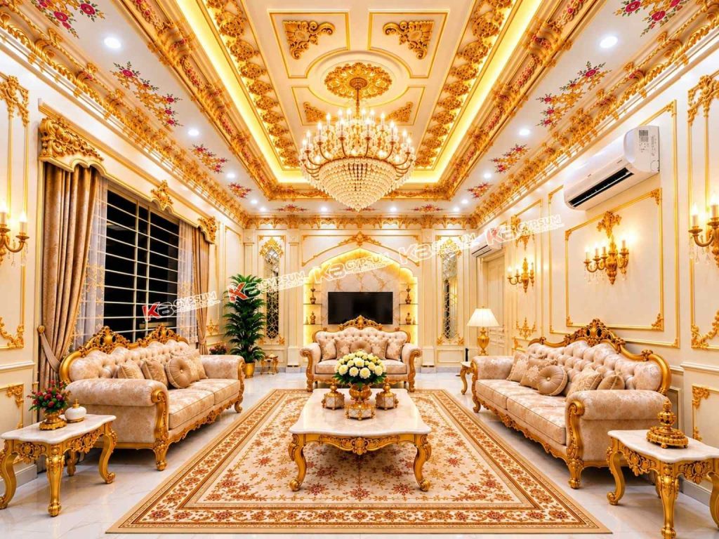 Arabian Luxury Gypsum Ceiling Design