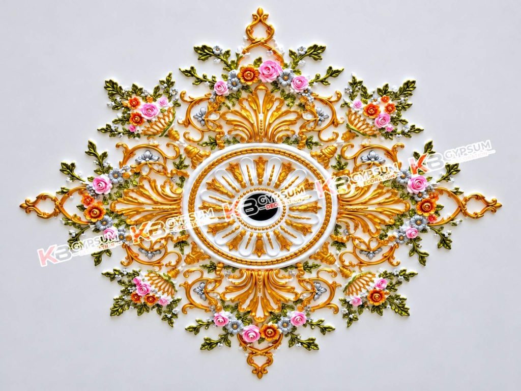Premium Gypsum Ceiling Rose Design